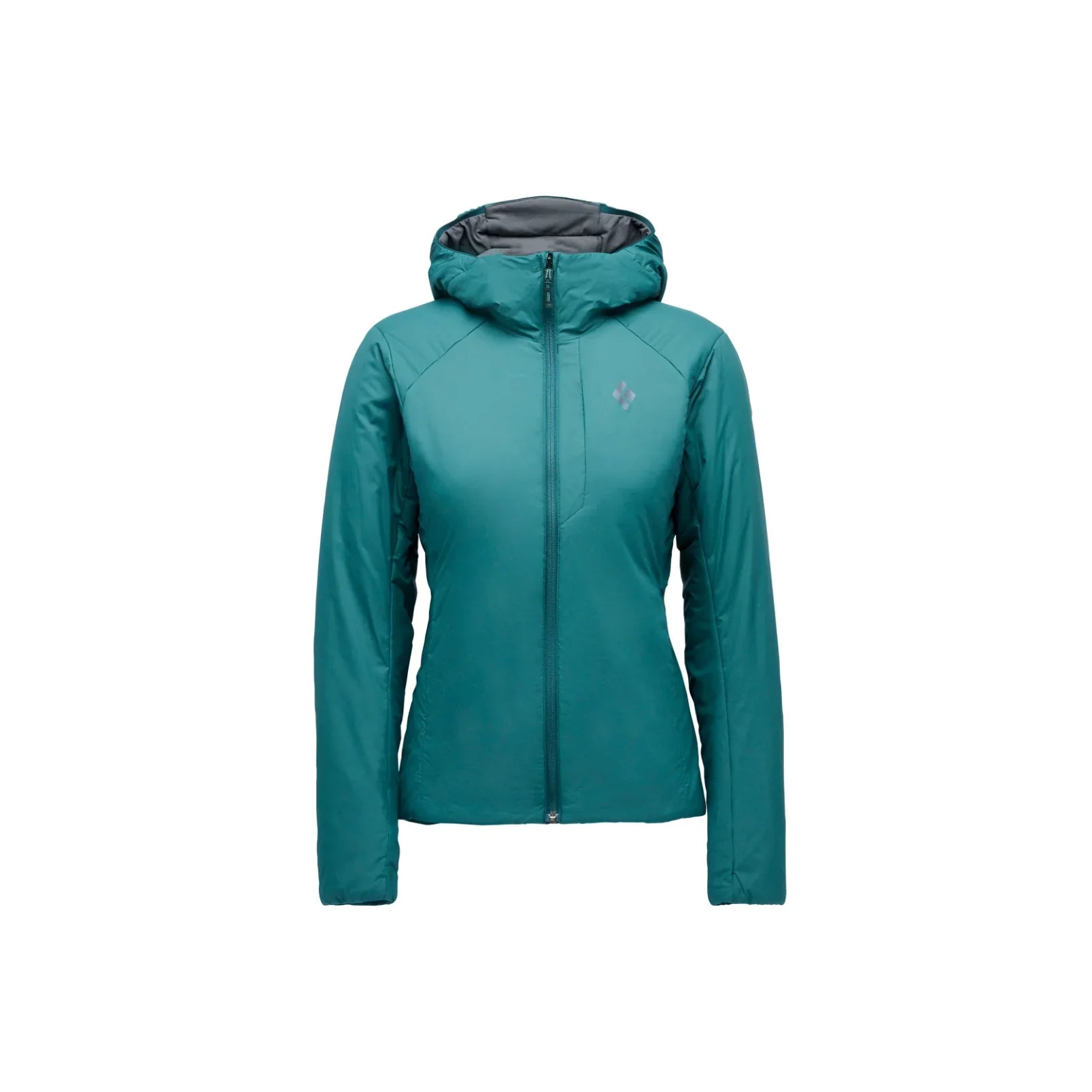 Black Diamond W First Light 2.0 Stretch Hoody Winter Apparel - Winter Apparel Womens Insulated Top Black Diamond Extra Small Deep Woods