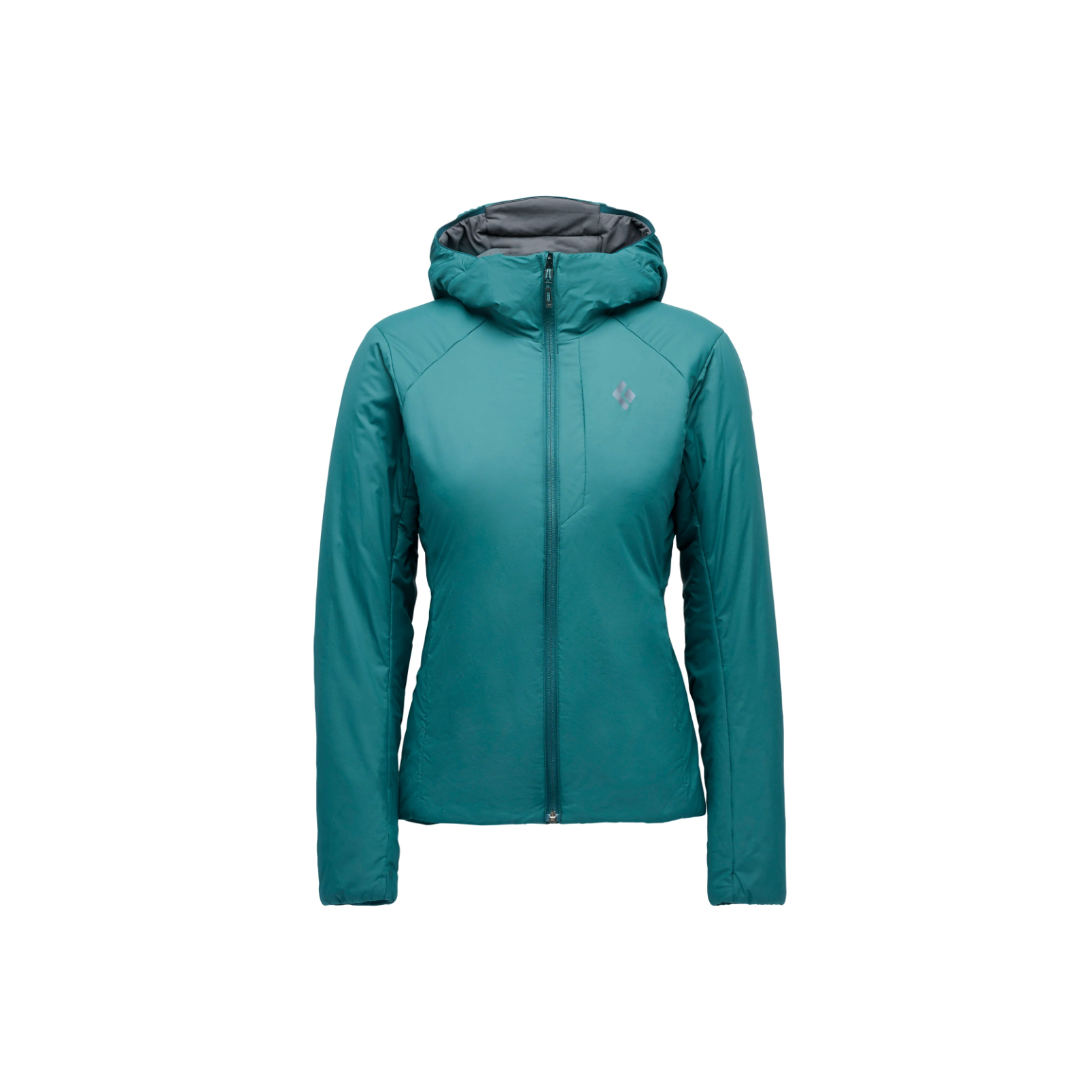 Black Diamond W First Light 2.0 Stretch Hoody Winter Apparel - Winter Apparel Womens Insulated Top Black Diamond Extra Small Deep Woods