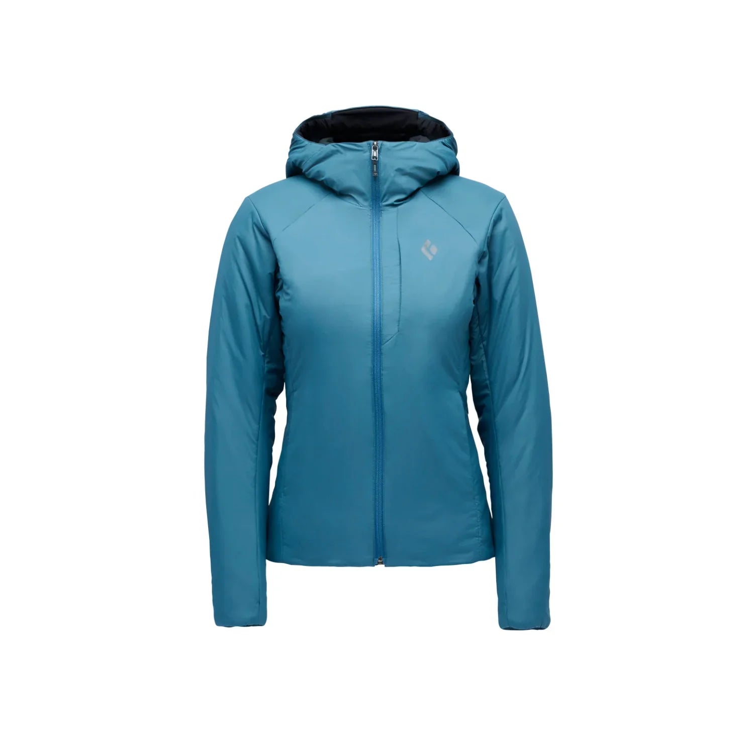 Black Diamond W First Light 2.0 Stretch Hoody Winter Apparel - Winter Apparel Womens Insulated Top Black Diamond Extra Small Midnight Blue