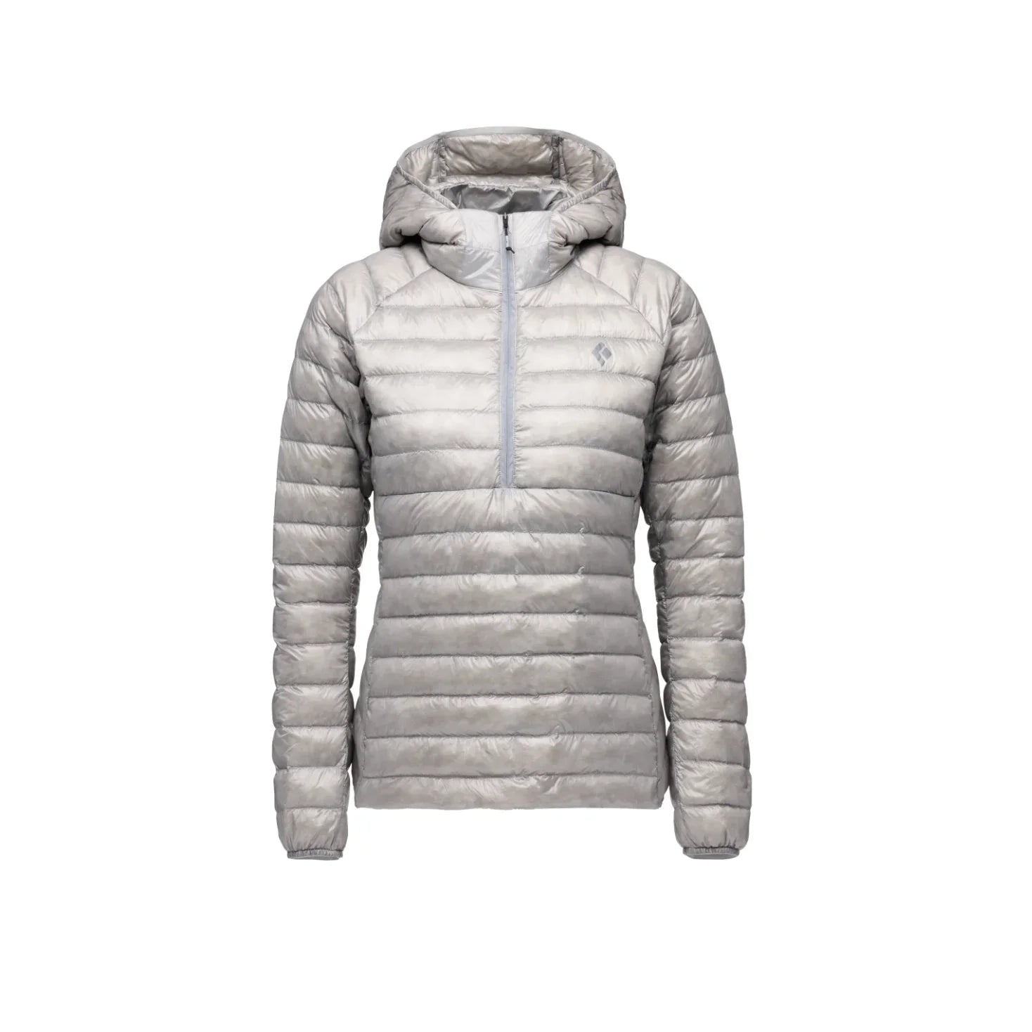 Black Diamond W Deploy Down 0.5 Pullover Hoody Winter Apparel - Winter Apparel Womens Insulated Top Black Diamond Extra Small Pewter