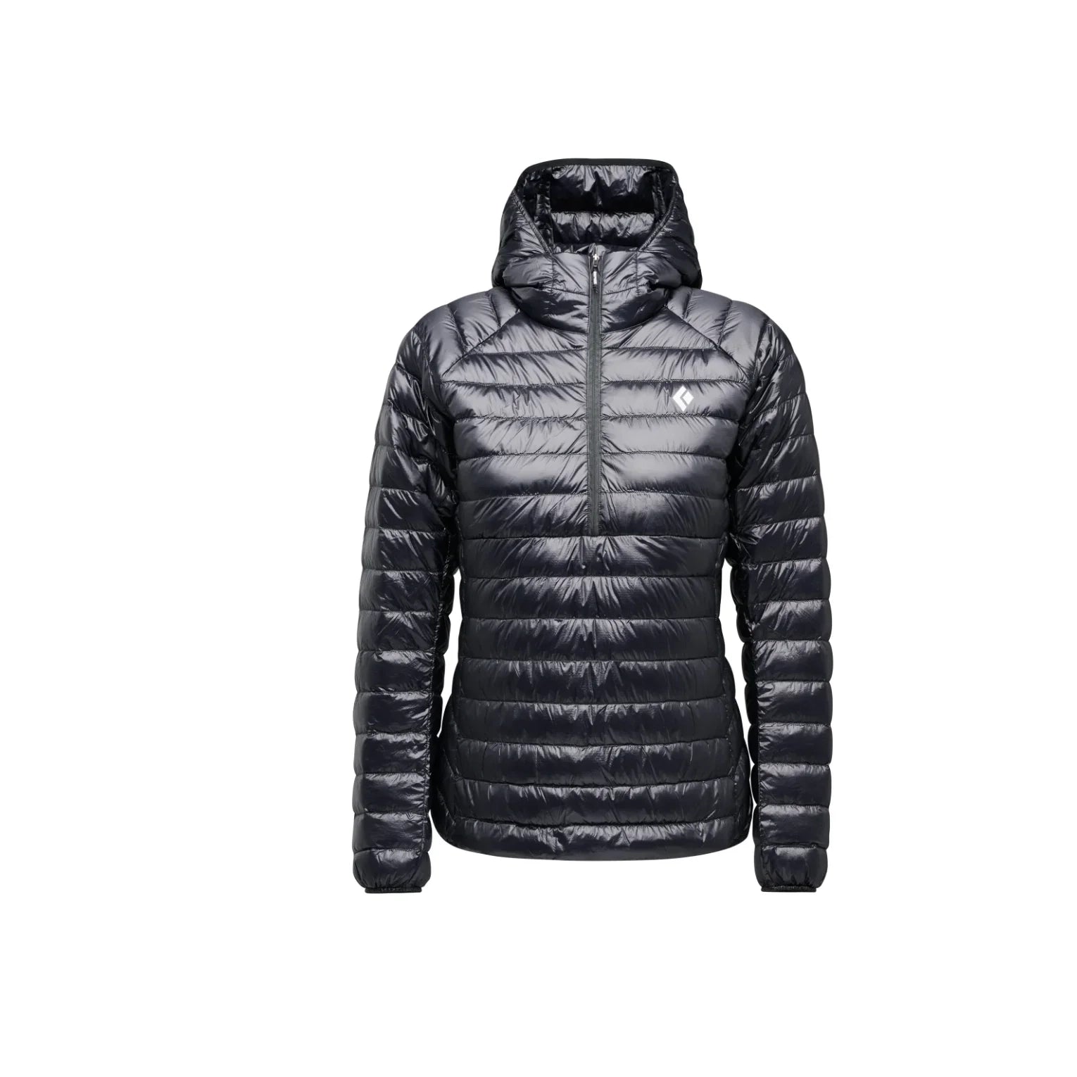 Black Diamond W Deploy Down 0.5 Pullover Hoody Winter Apparel - Winter Apparel Womens Insulated Top Black Diamond Extra Small Black