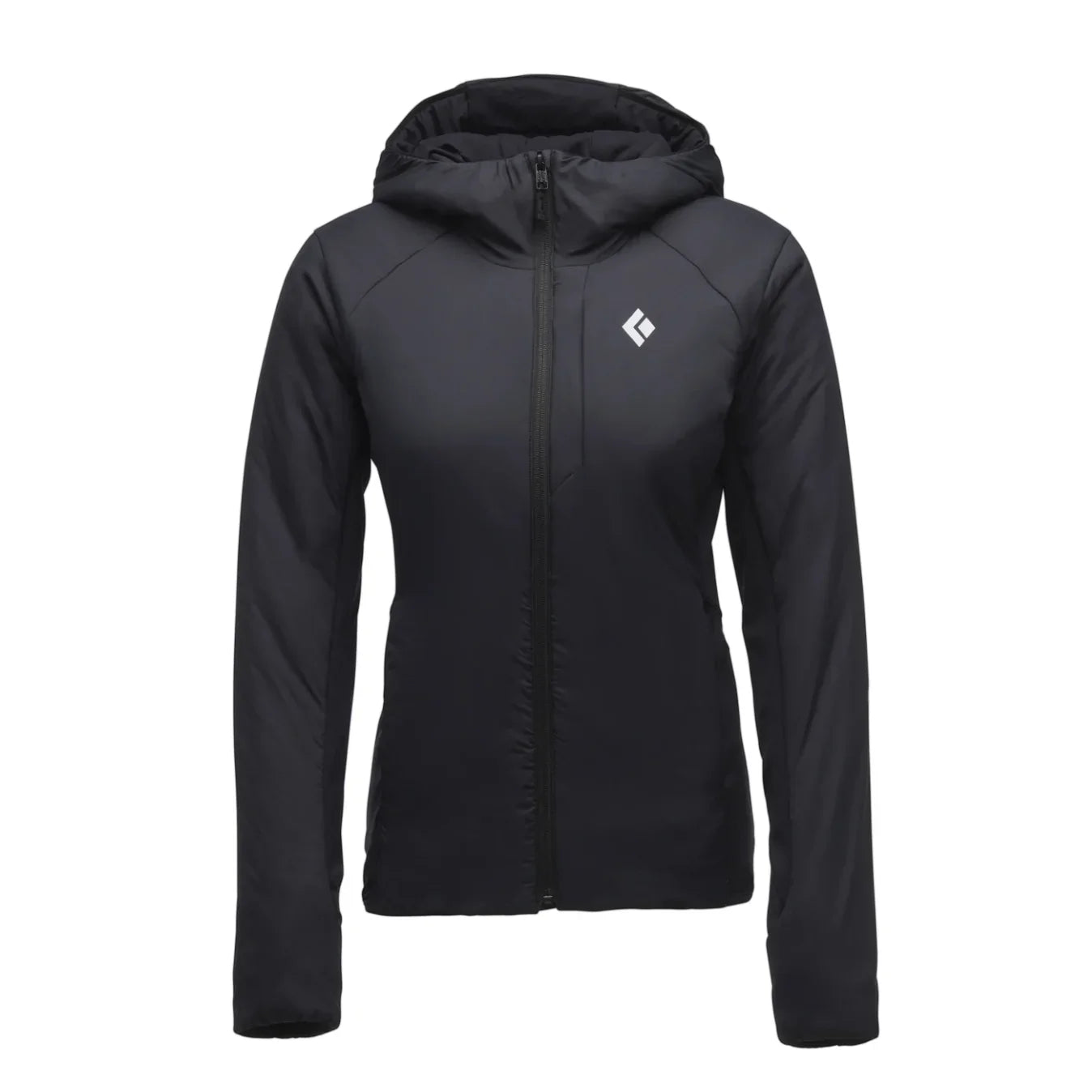 Black Diamond W First Light 1.0 Stretch Hoody Winter Apparel - Winter Apparel Womens Insulated Top Black Diamond Extra Small Black