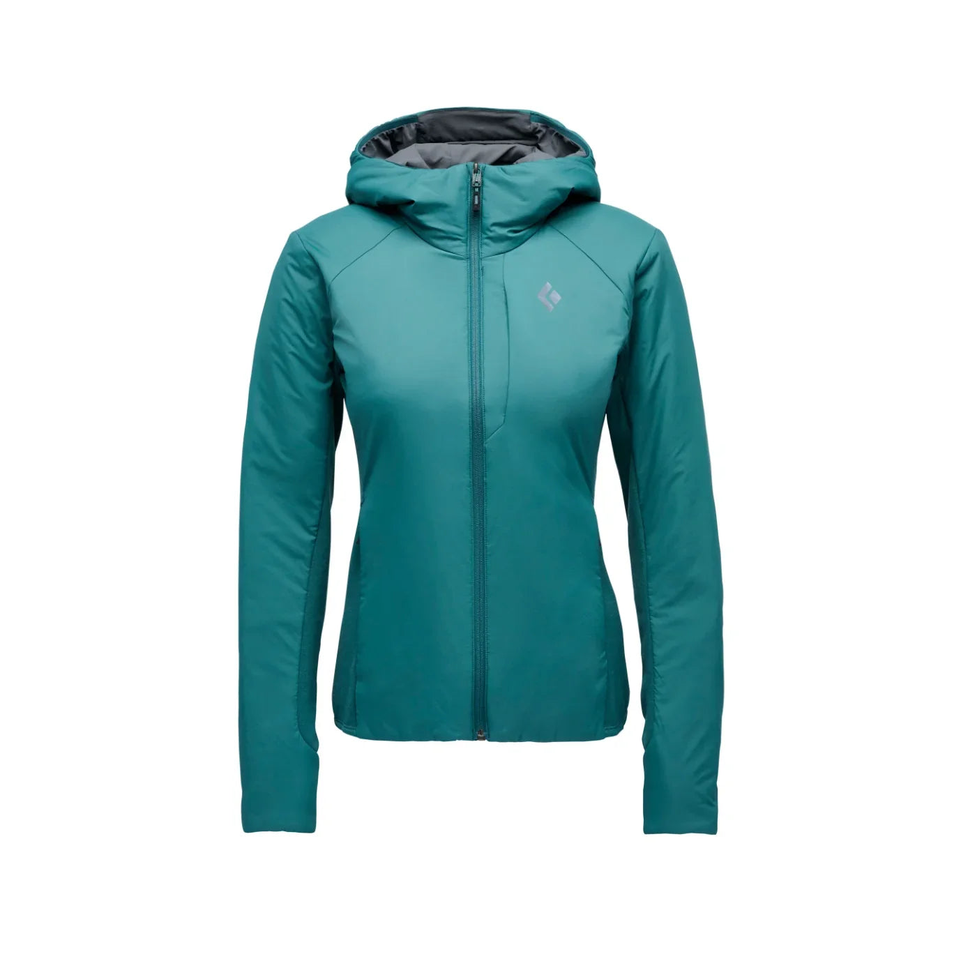 Black Diamond W First Light 1.0 Stretch Hoody Winter Apparel - Winter Apparel Womens Insulated Top Black Diamond Extra Small Deep Woods