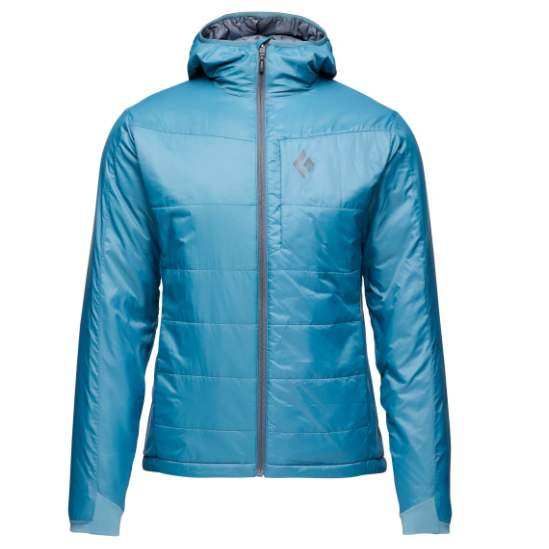Black Diamond M Solution 2.0 Hoody Winter Apparel - Winter Apparel Mens Hardshell Top Black Diamond Small Creek Blue