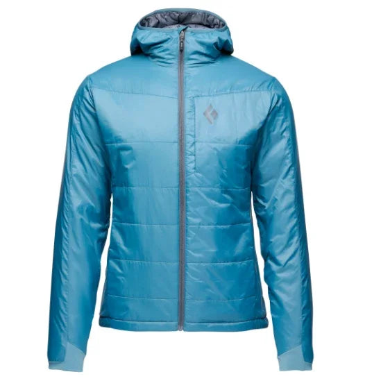 Black Diamond M Solution 2.0 Hoody Winter Apparel - Winter Apparel Mens Hardshell Top Black Diamond Small Creek Blue