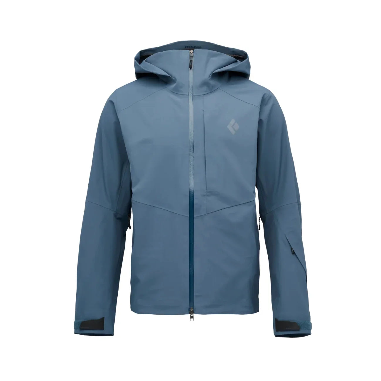 Black Diamond M Recon Stretch Shell Winter Apparel - Winter Apparel Mens Hardshell Top Black Diamond Medium Midnight Blue
