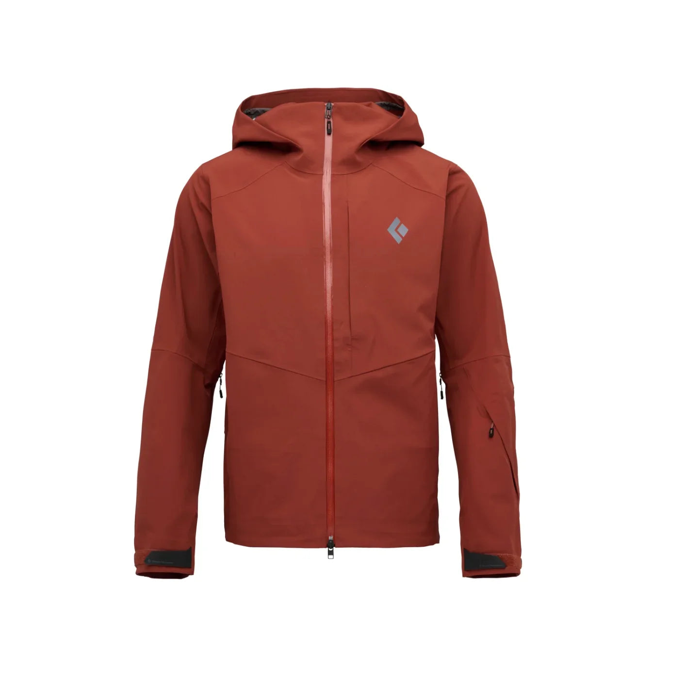 Black Diamond M Recon Stretch Shell Winter Apparel - Winter Apparel Mens Hardshell Top Black Diamond Small Iron Red