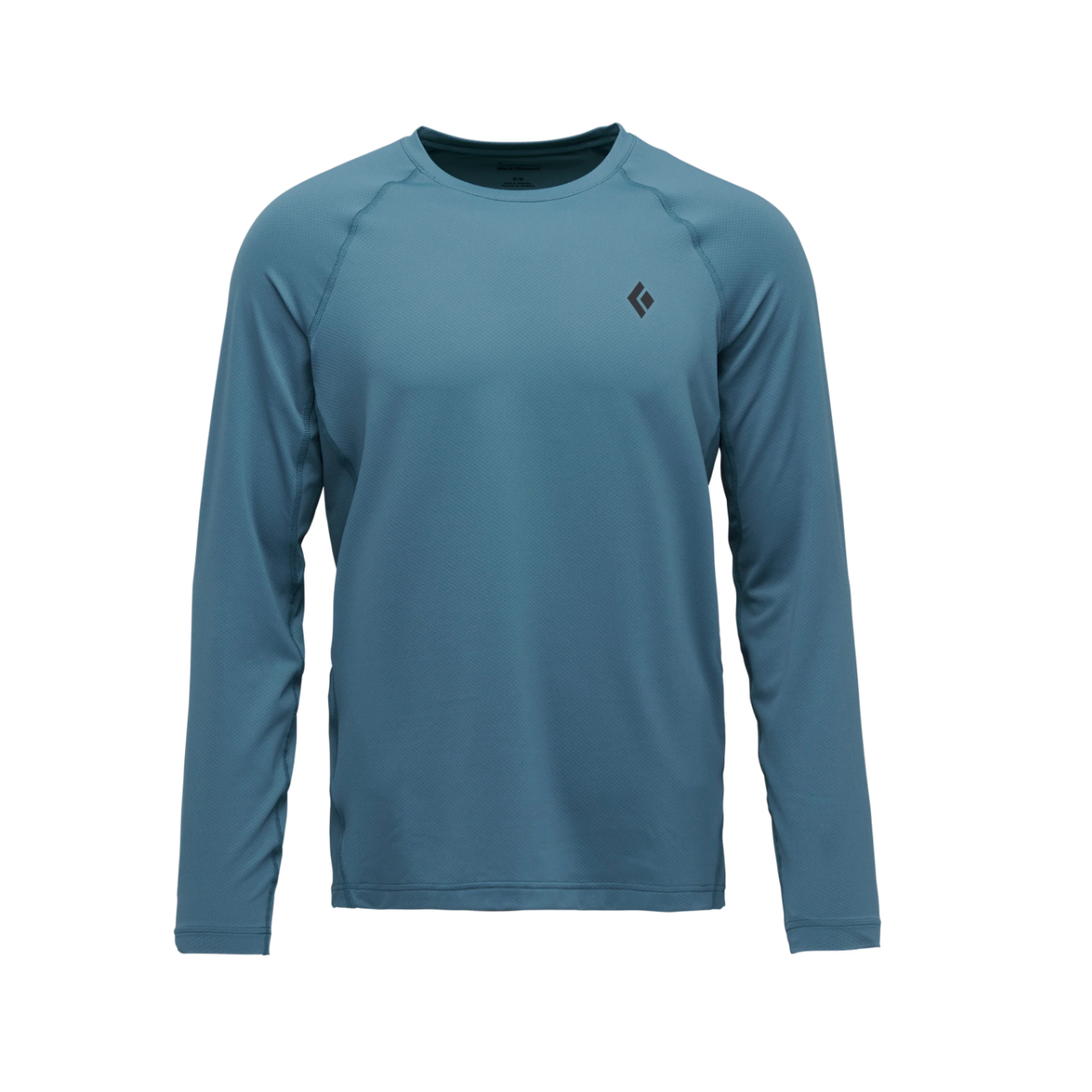 Black Diamond M Alpenglow Long Sleeve Crew Summer Apparel - Mens - Tops Black Diamond Medium Creek Blue