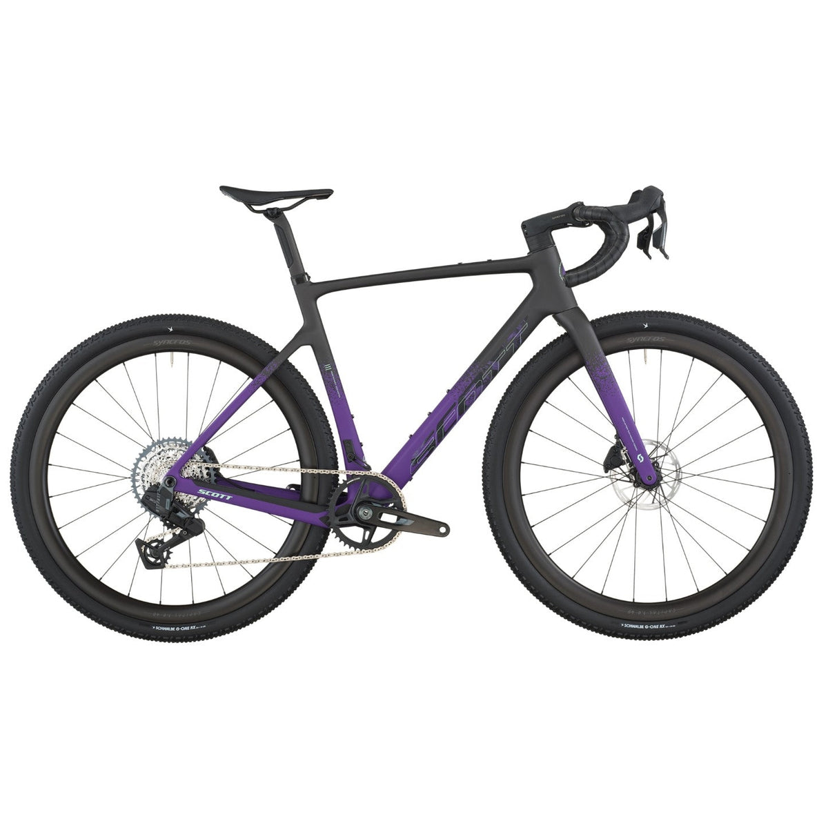 SCOTT Addict Gravel 20 Bike Bicycle - Gravel SCOTT XSmall Carbon Black/Indigo Purple