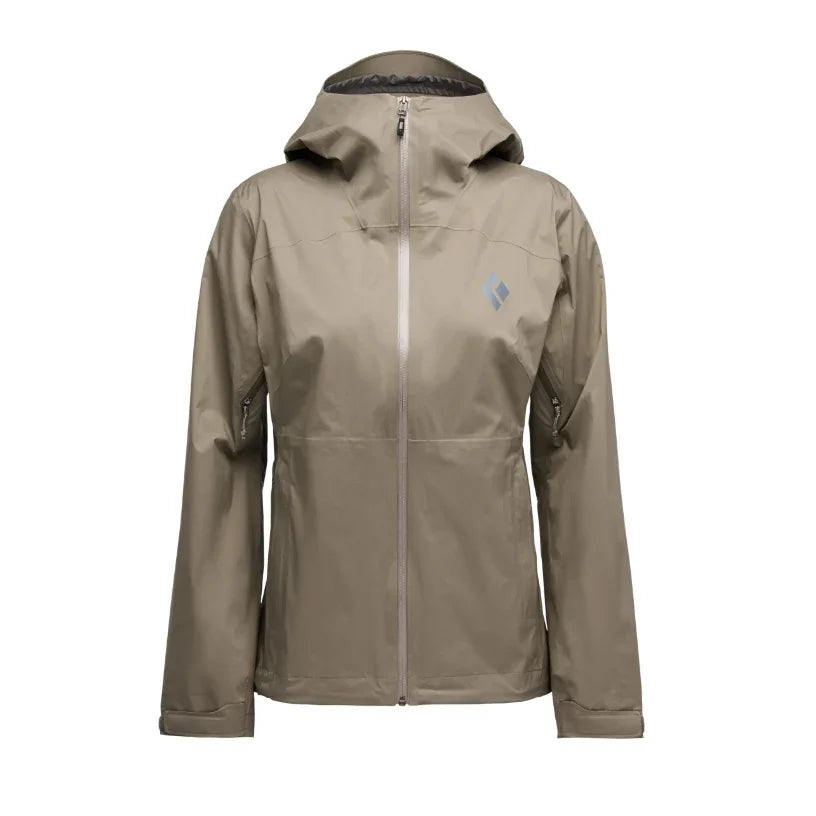 Black Diamond W Fineline Stretch Shell Summer Apparel - Womens - Tops Black Diamond Extra Small Walnut