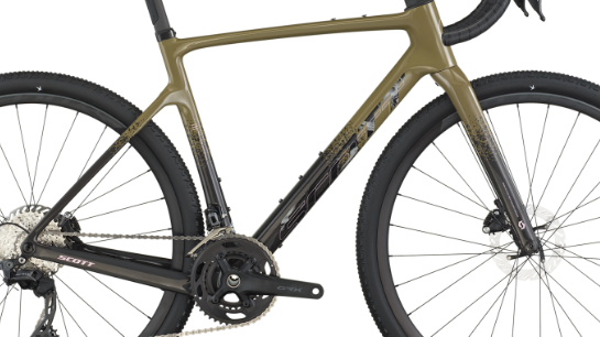 SCOTT Addict Gravel 40 Bicycle - Gravel SCOTT Small Kaki Green/Carbon Black