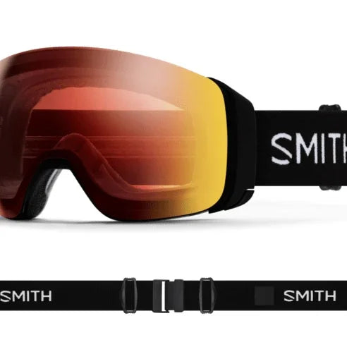 Smith 4D Mag Goggles Eyewear - Goggles Smith Optics Black | ChromaPop Pro Photochromic Red Mirror