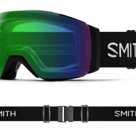 Smith I/O Mag XL Eyewear - Goggles Smith Optics Black || ChromaPop Everyday Green Mirror