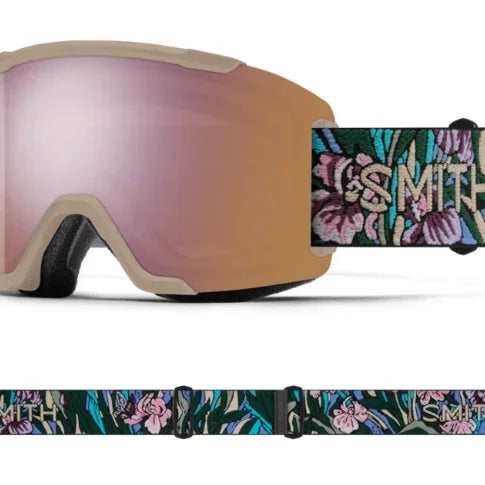 Smith Squad Goggle Eyewear - Goggles Smith Optics Iris Pham AC | ChromaPop Everyday Rose Gold Mirror