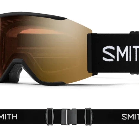 Smith Squad MAG Goggle Eyewear - Goggles Smith Optics Black | ChromaPop Pro Photochromic Gold Mirror