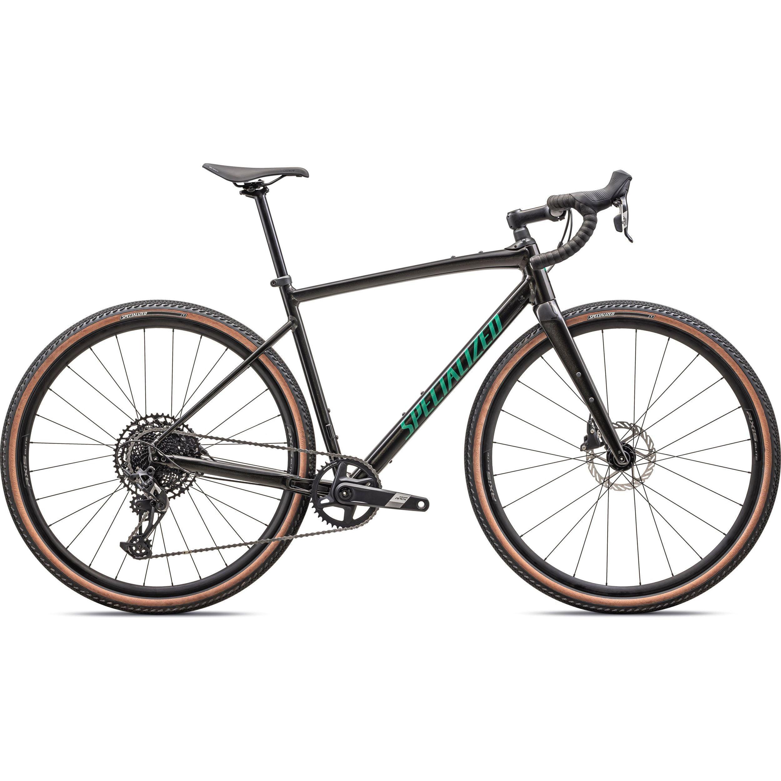 Specialized Diverge E5 Comp Bicycle - Gravel Specialized 49 Gloss Metallic Obsidian/Metallic Pine Green
