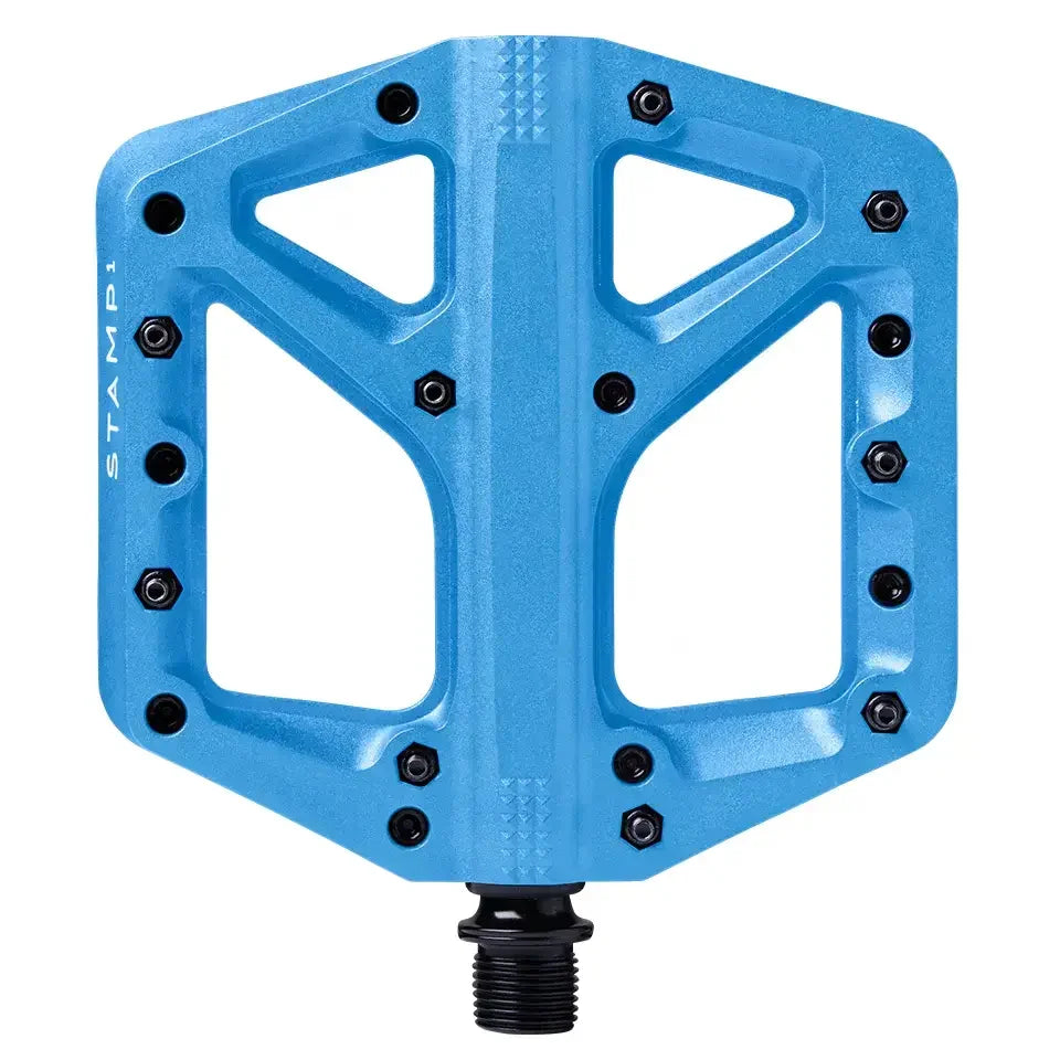 Crank Brothers Stamp 1 Cycling Parts - Pedal - Mountain Flat Pedal Crankbrothers Blue Small