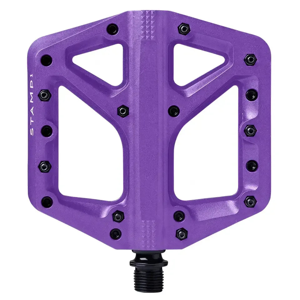 Crank Brothers Stamp 1 Cycling Parts - Pedal - Mountain Flat Pedal Crankbrothers Purple Large