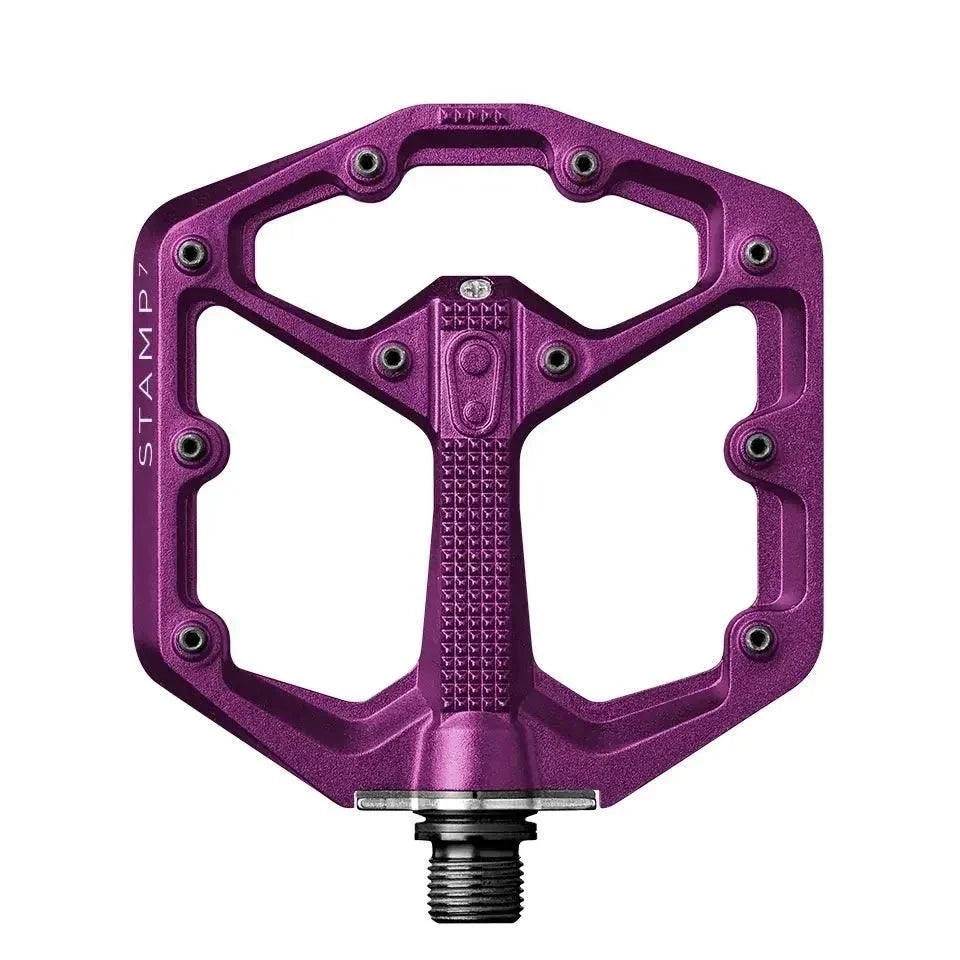 Crank Bros Stamp 7 Small - Purple Cycling Parts - Pedal - Mountain Flat Pedal Crankbrothers
