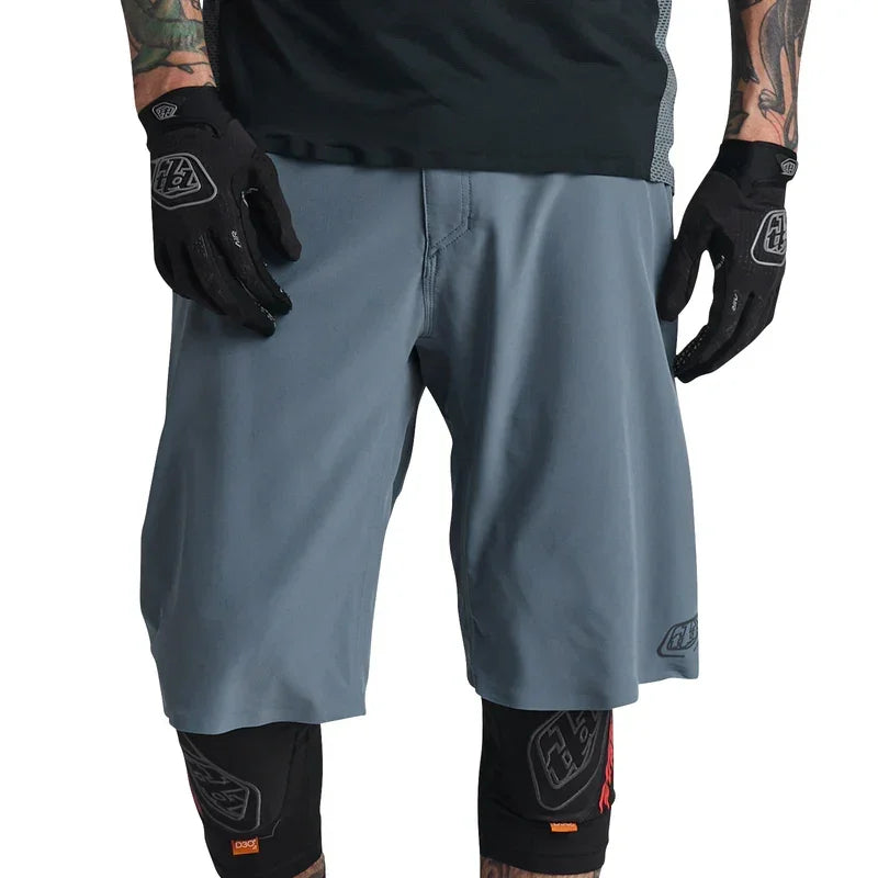 Troy Lee M Drift Short Shell Cycling Apparel - Mens - Shorts - mountain shorts Troy Lee Designs 30 Blue Mirage