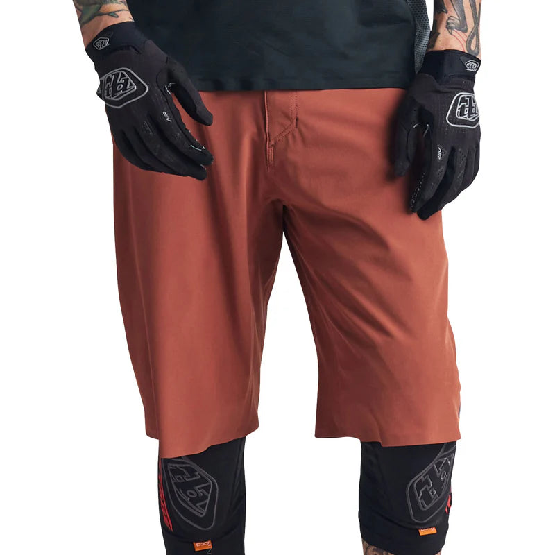 Troy Lee M Drift Short Shell Cycling Apparel - Mens - Shorts - mountain shorts Troy Lee Designs 38 Solid/Copper