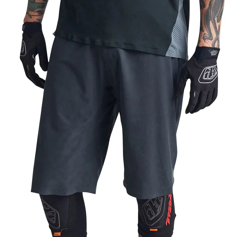 Troy Lee M Drift Short Shell Cycling Apparel - Mens - Shorts - mountain shorts Troy Lee Designs 36 Solid/Dark Charcoal
