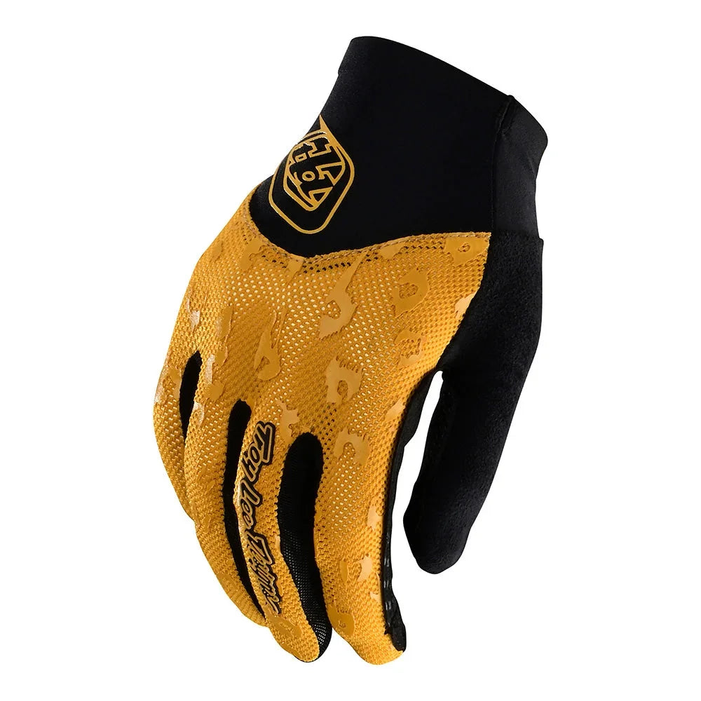 Troy Lee 22 Women's Ace 2.0 Glove Cycling Apparel - Gloves - Full Finger Troy Lee Designs Panther Honey LG