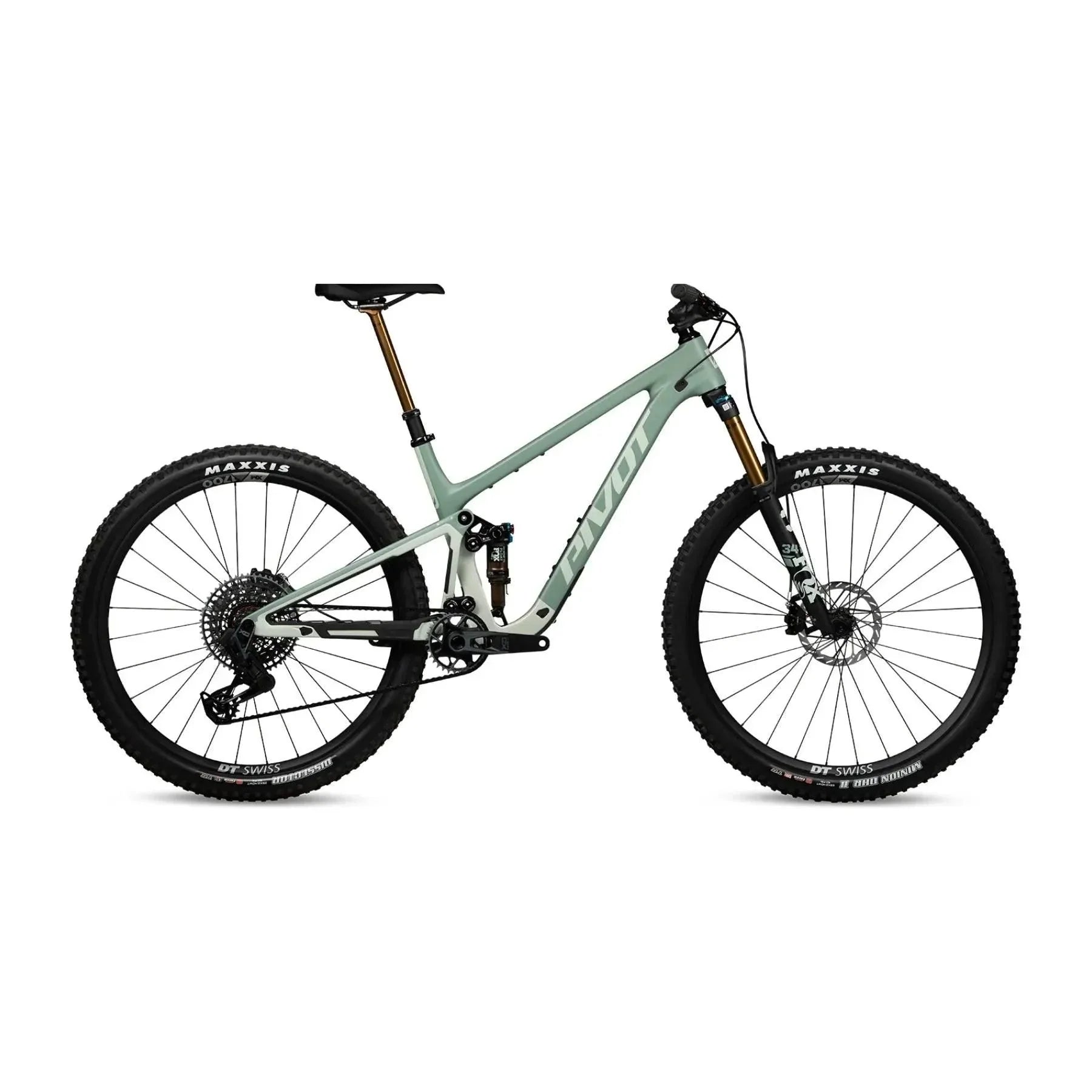 Pivot Trailcat SL Pro X0 Eagle Transmission w/ Alloy Wheels Bicycle - Mountain - Trail Pivot Cycles XSmall Green Meadow Mist