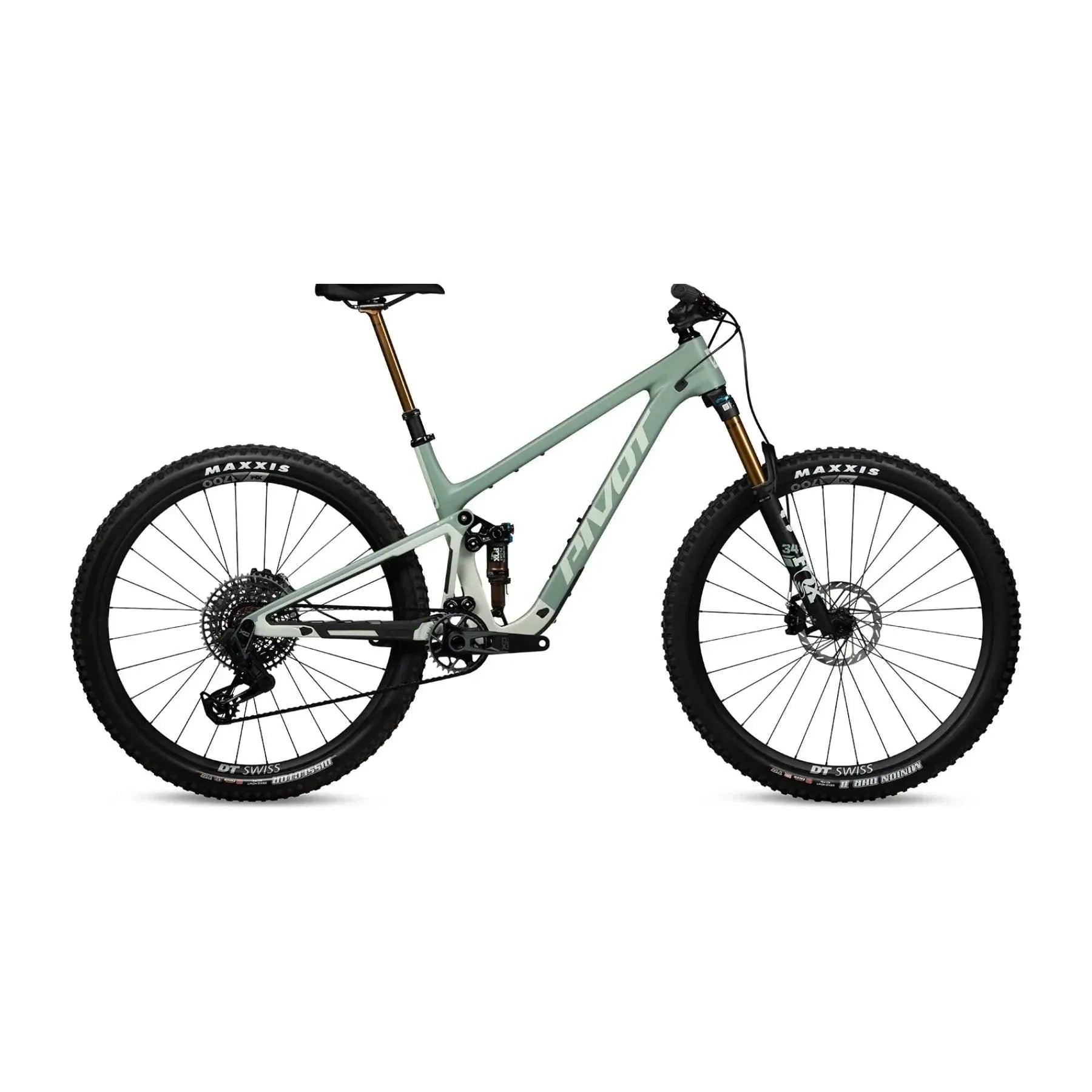 Pivot Trailcat SL Pro X0 Eagle Transmission w/ Alloy Wheels Bicycle - Mountain - Trail Pivot Cycles XSmall Green Meadow Mist