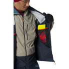 Dynafit M Free Infinium Hybrid Jacket Winter Apparel - Winter Apparel Mens Hardshell Top Dynafit