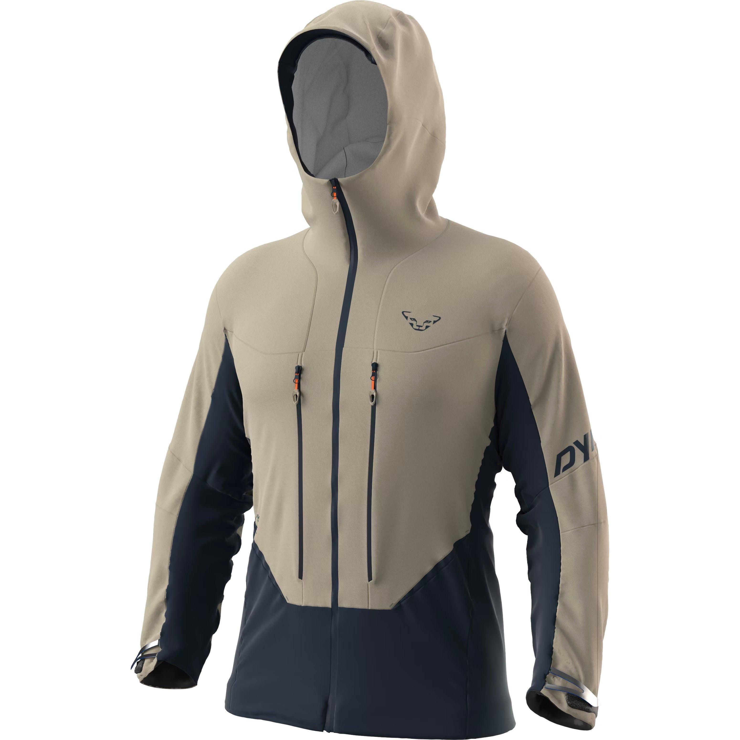 Dynafit M Free Infinium Hybrid Jacket Winter Apparel - Winter Apparel Mens Hardshell Top Dynafit Medium Rock Khaki
