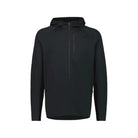 Mons Royale M Approach Merino Gridlock Hood Winter Apparel - Winter Apparel Mens Mid Layer Top Mons Royale Small Black