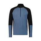 Mons Royale M Olympus Half Zip Winter Apparel - Winter Apparel Mens Base Layer Top Mons Royale Small Blue Slate / Black