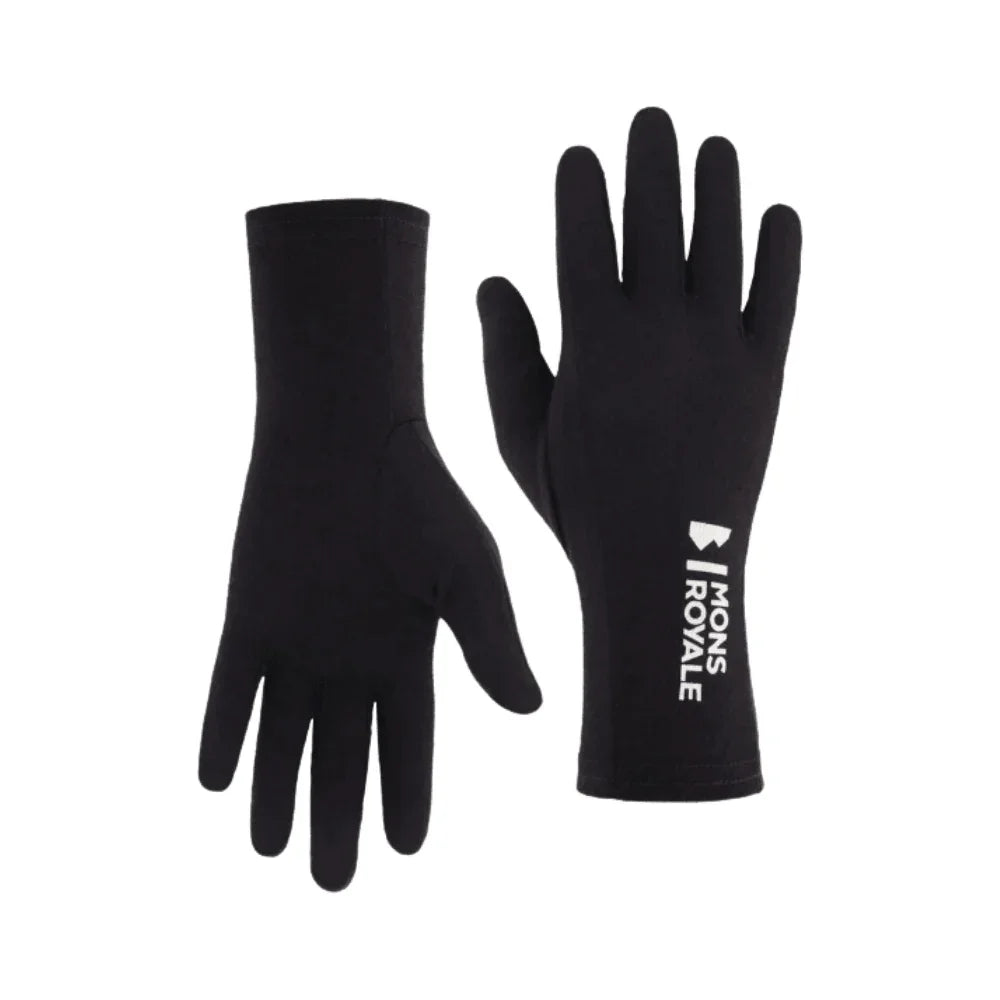 Mons Royale Volta Merino Glove Liner Winter Apparel - Gloves Mons Royale Small Black