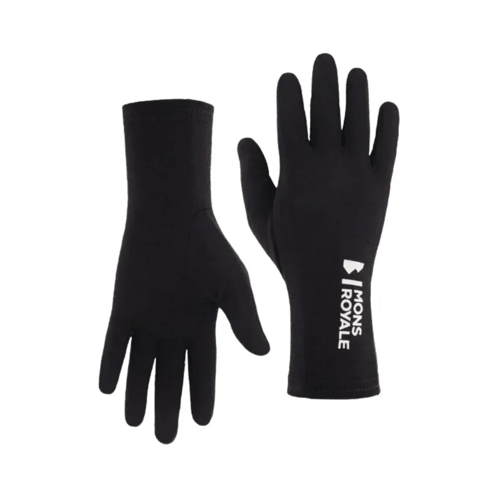 Mons Royale Volta Merino Glove Liner Winter Apparel - Gloves Mons Royale Small Black