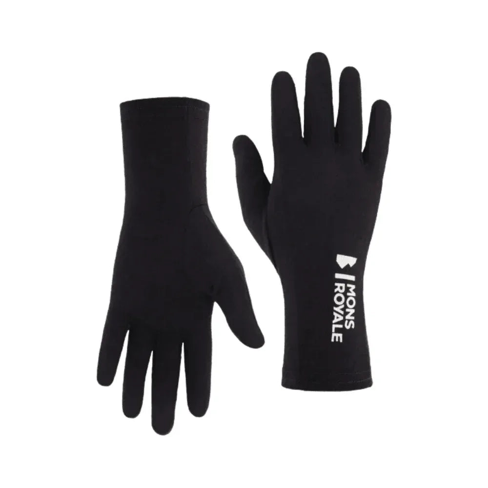 Mons Royale Volta Merino Glove Liner Winter Apparel - Gloves Mons Royale Small Black