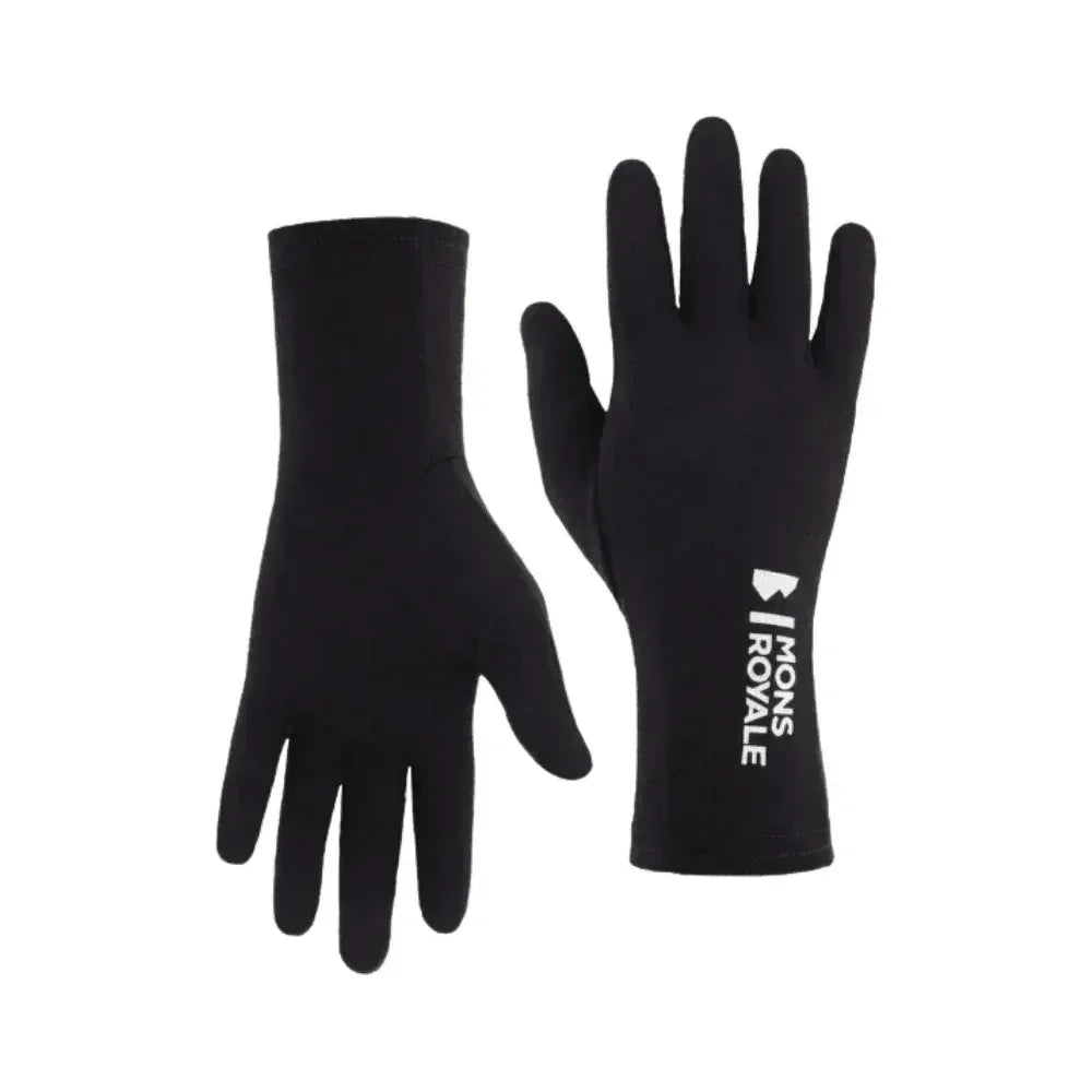 Mons Royale Volta Merino Glove Liner Winter Apparel - Gloves Mons Royale Small Black