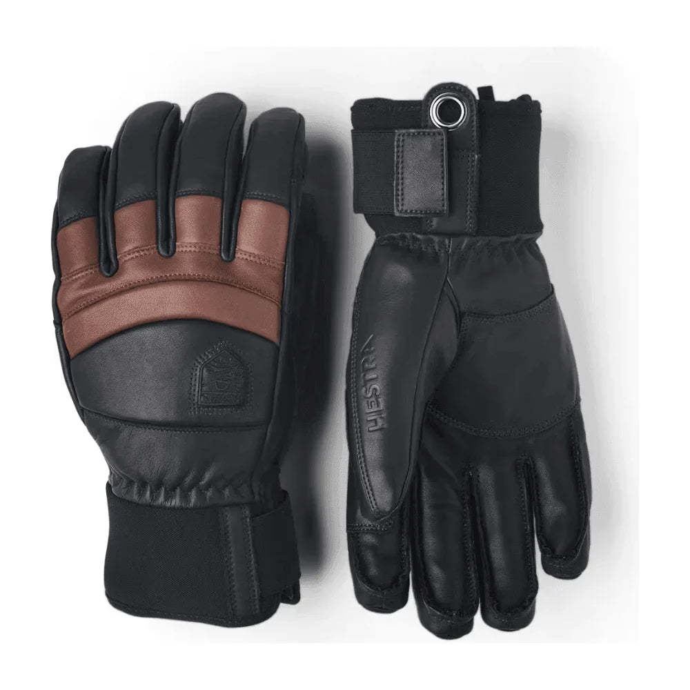 Hestra Leather Fall Line 5-Finger Glove Winter Apparel - Gloves Hestra XXL/11 Navy Brown