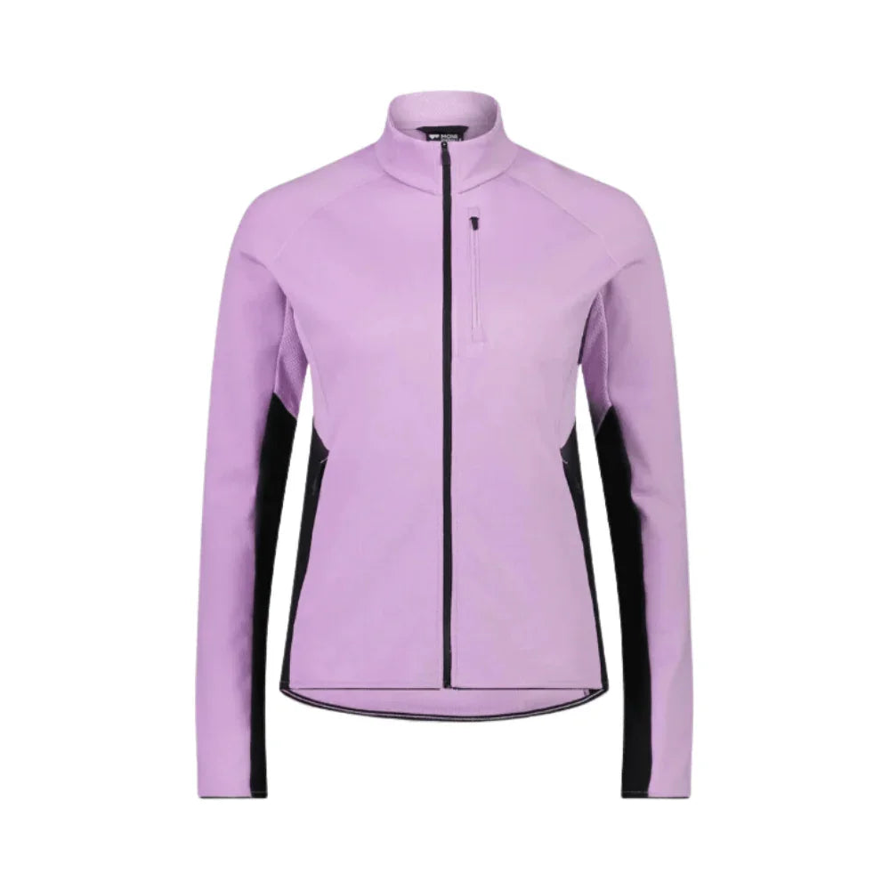 Mons Royale W Approach Merino Gridlock Jacket Winter Apparel - Winter Apparel Womens Mid Layer Top Mons Royale XSmall Orchid / Black