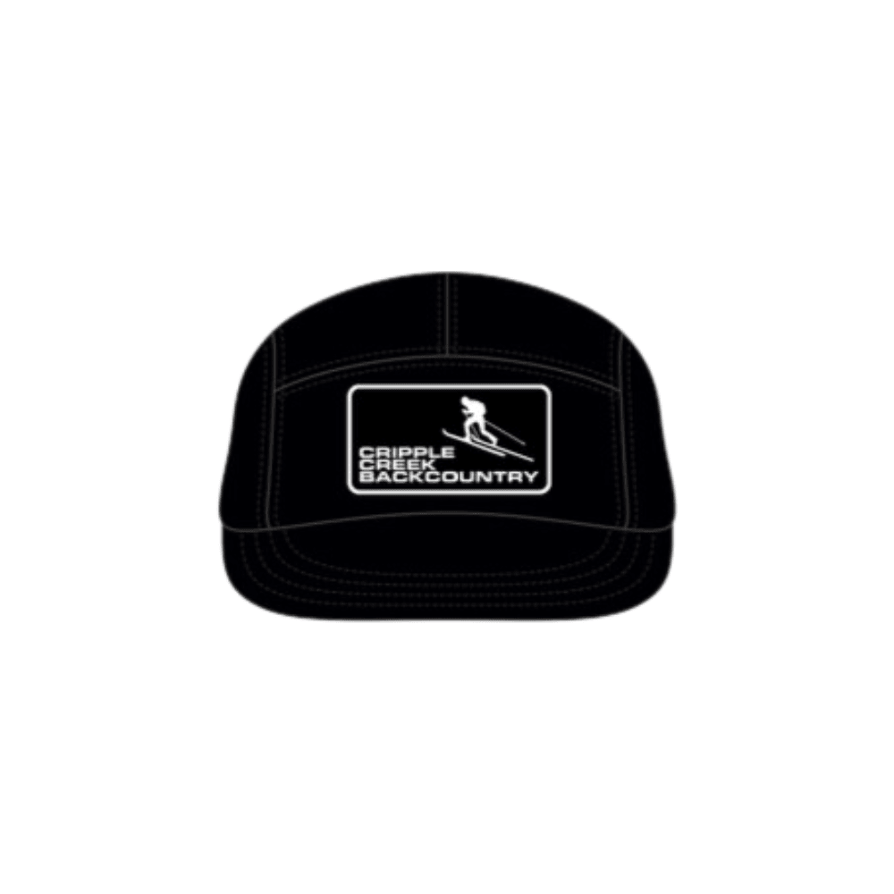 CCBC Cotton Runner Hat Merch Cripple Creek Backcountry Black