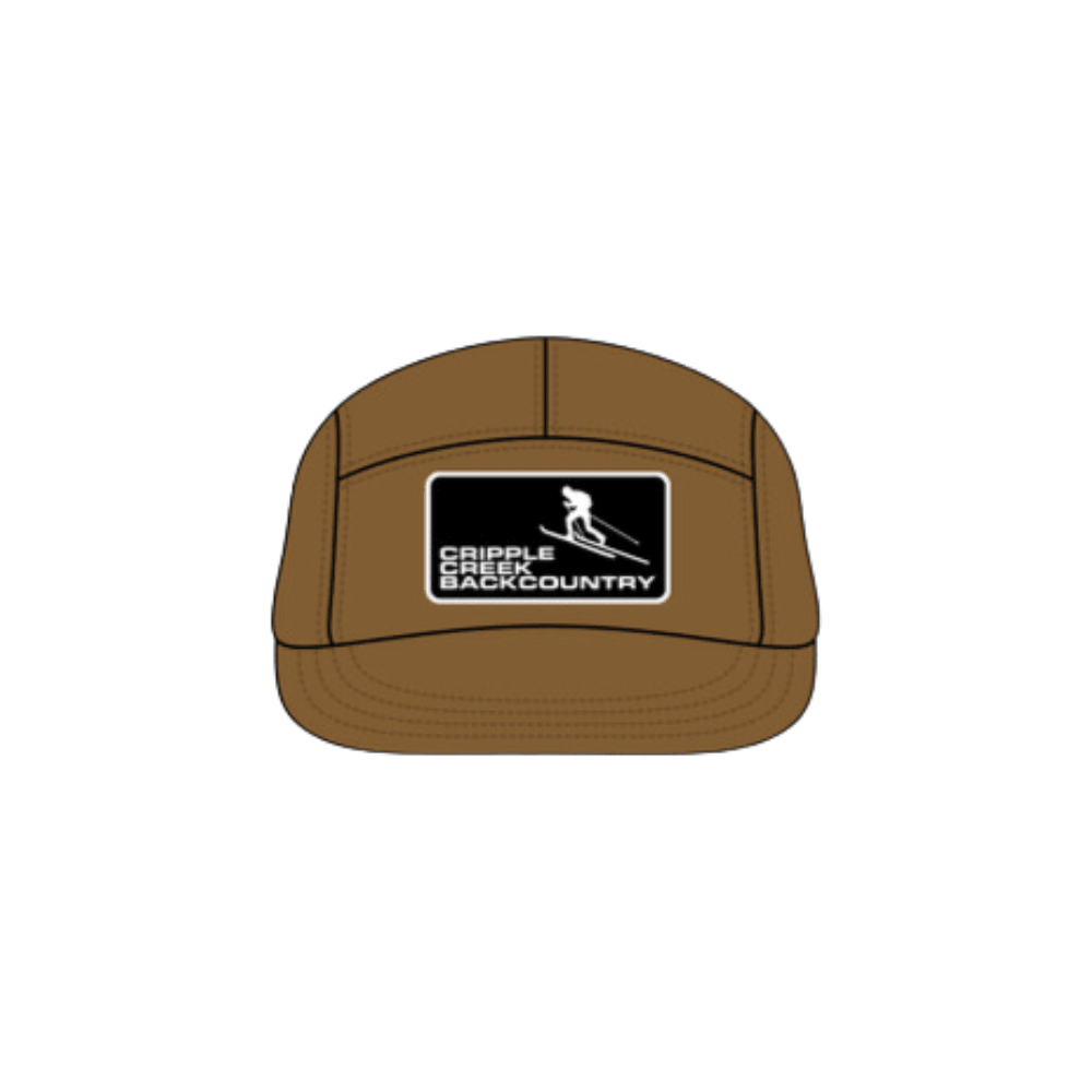CCBC Cotton Runner Hat Merch Cripple Creek Backcountry Khaki