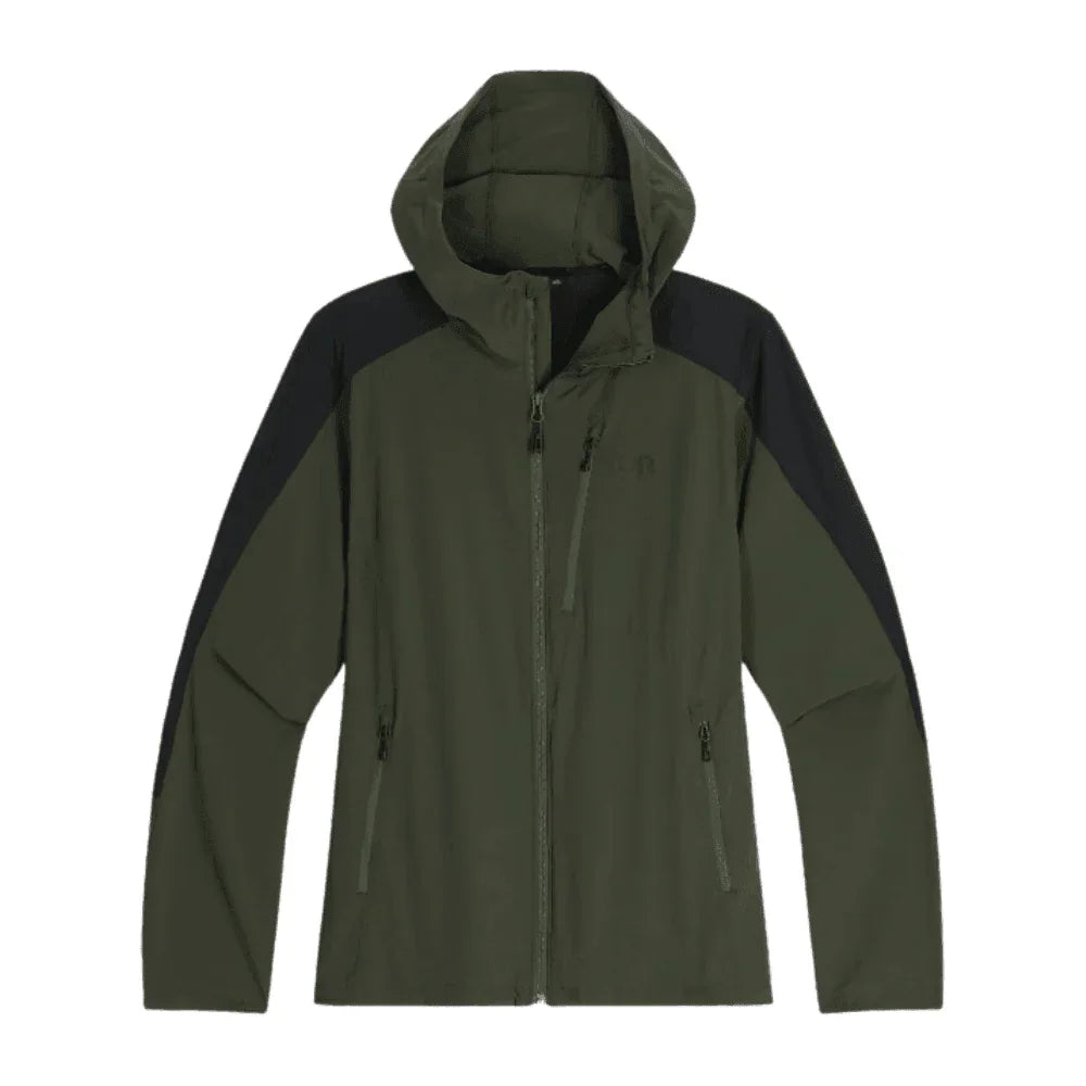 Outdoor Research M Ferrosi Hoodie Winter Apparel - Winter Apparel Mens Softshell Top Outdoor Research Small Verde/Black