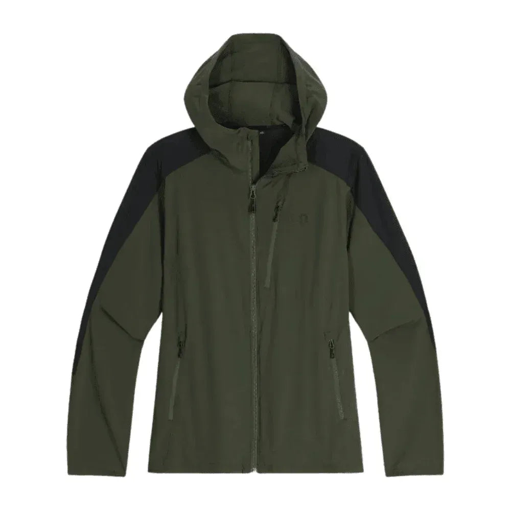 Outdoor Research M Ferrosi Hoodie Winter Apparel - Winter Apparel Mens Softshell Top Outdoor Research Small Verde/Black