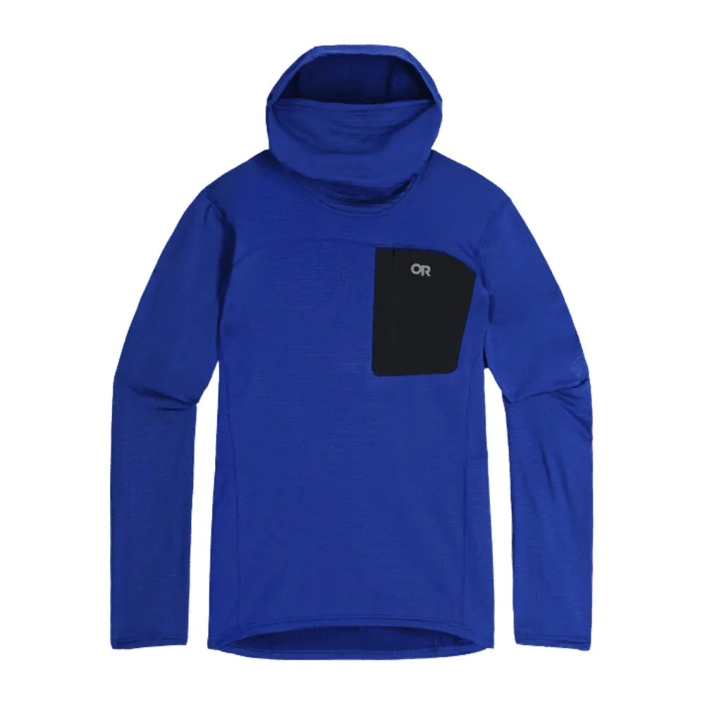 Outdoor Research M Vigor Grid Fleece Pullover Hoodie Winter Apparel - Winter Apparel Mens Mid Layer Top Outdoor Research Small Galaxy