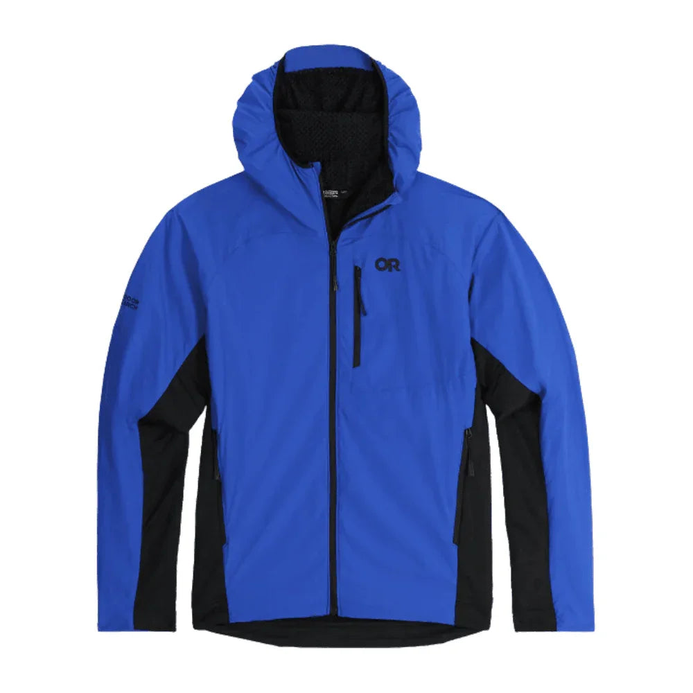 Outdoor Research M Deviator Hoodie Winter Apparel - Winter Apparel Mens Insulated Top Outdoor Research Small Topaz/Black