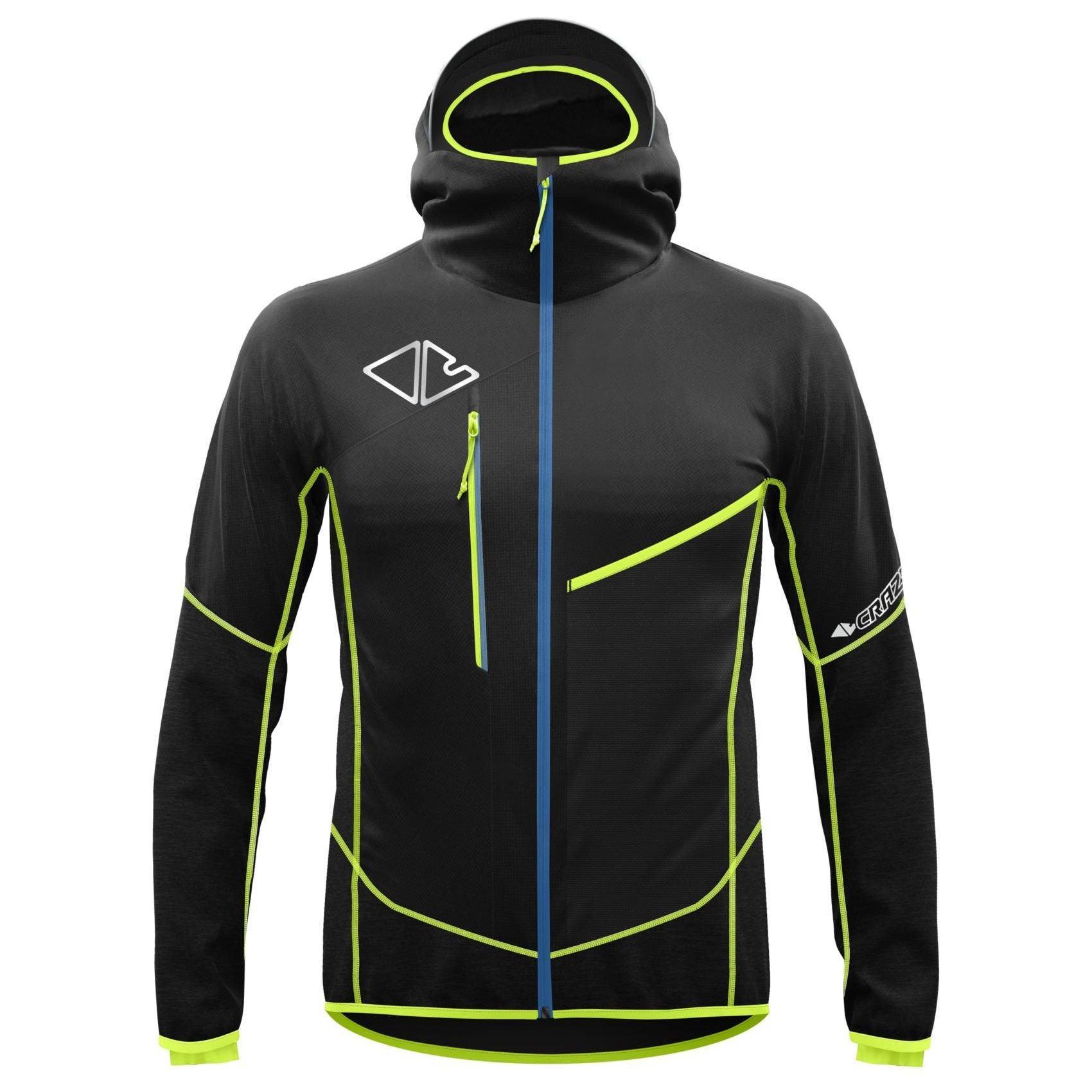 Crazy M Flame Jacket Winter Apparel - Winter Apparel Mens Softshell Top Crazy Small Energy