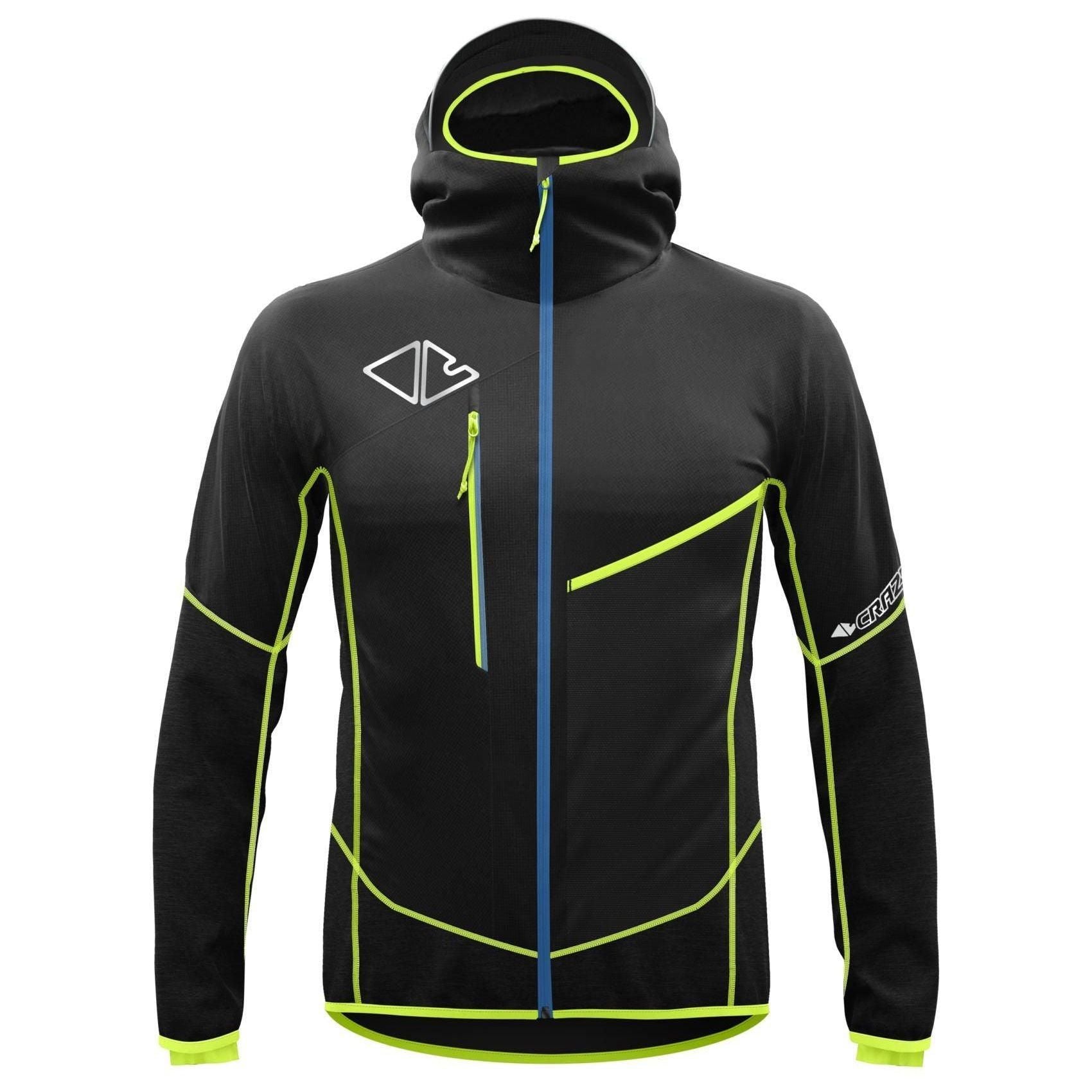 Crazy M Flame Jacket Winter Apparel - Winter Apparel Mens Softshell Top Crazy Small Energy