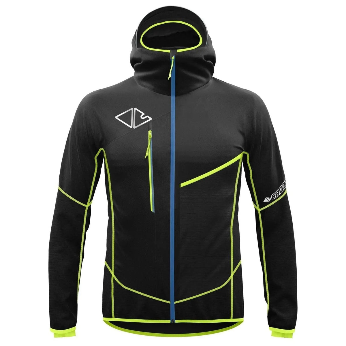 Crazy M Flame Jacket Winter Apparel - Winter Apparel Mens Softshell Top Crazy Small Energy