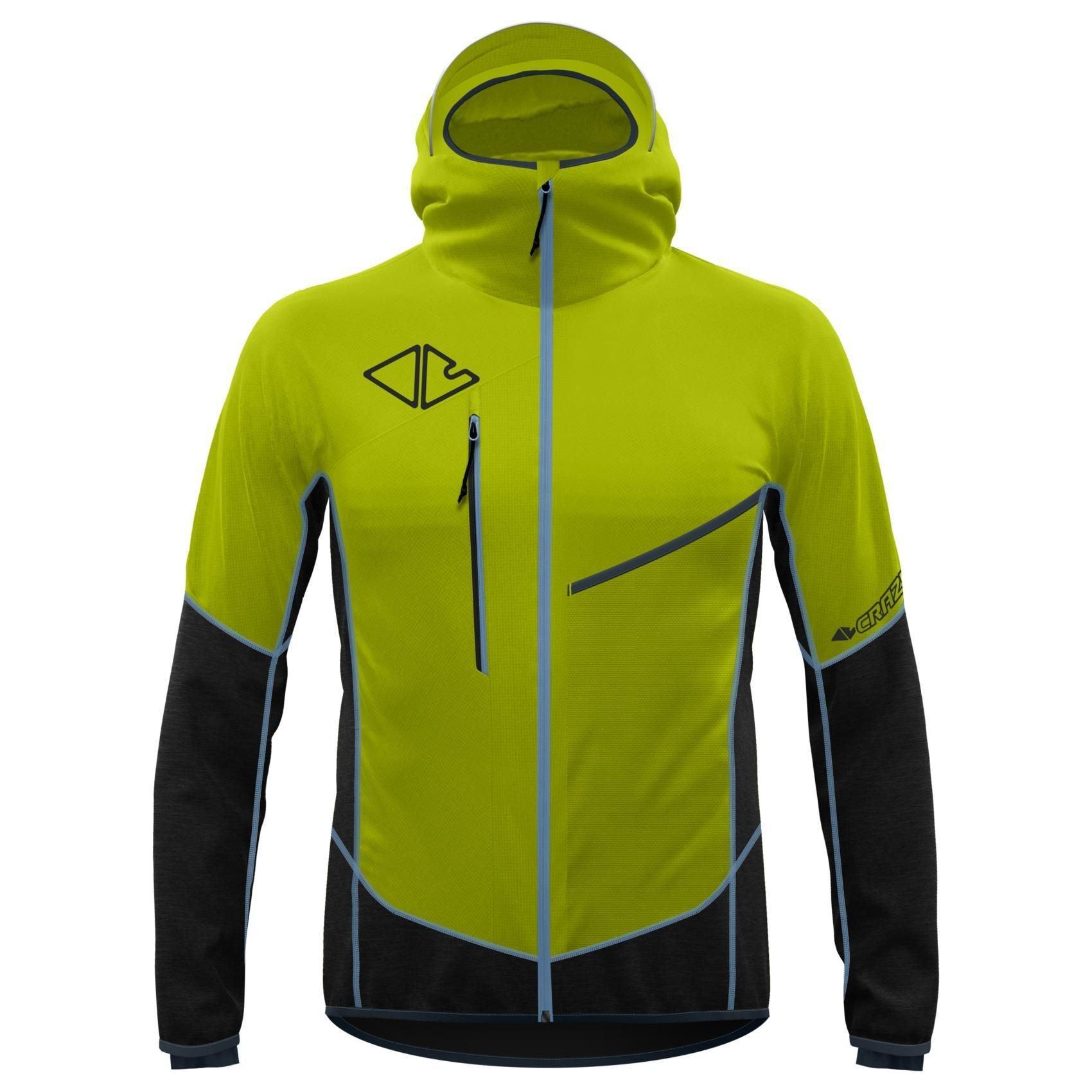 Crazy M Flame Jacket Winter Apparel - Winter Apparel Mens Softshell Top Crazy Small Liken