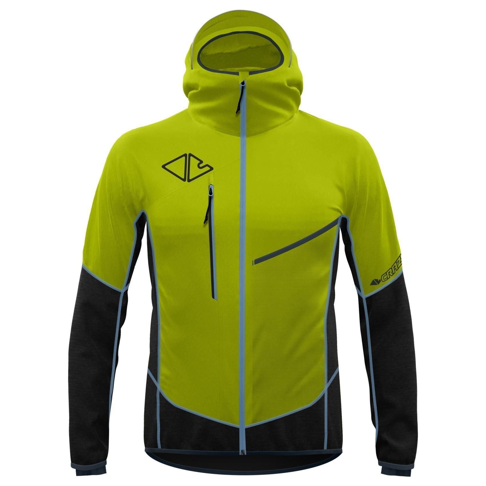 Crazy M Flame Jacket Winter Apparel - Winter Apparel Mens Softshell Top Crazy Small Liken